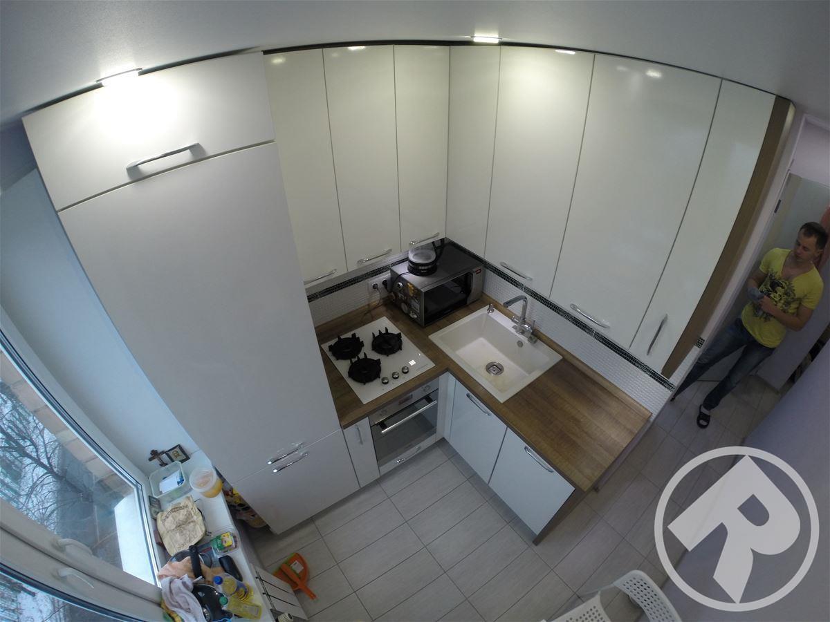 Кухня Микс + шкаф купе (Сокол)