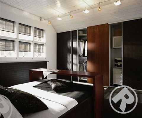 Гардеробные с каркасом из плитных материалов